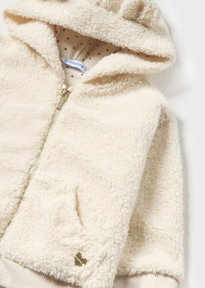 Sudadera capucha rizo bebé Ref. 13-02428-056 Garbanzo