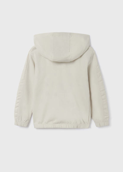 Sudadera con capucha y cremallera para chico Art. 23-06448-011 Crema