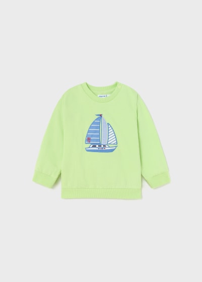 Sudadera con motivo estampado para bebé Sku 1414 Color 32 Melon