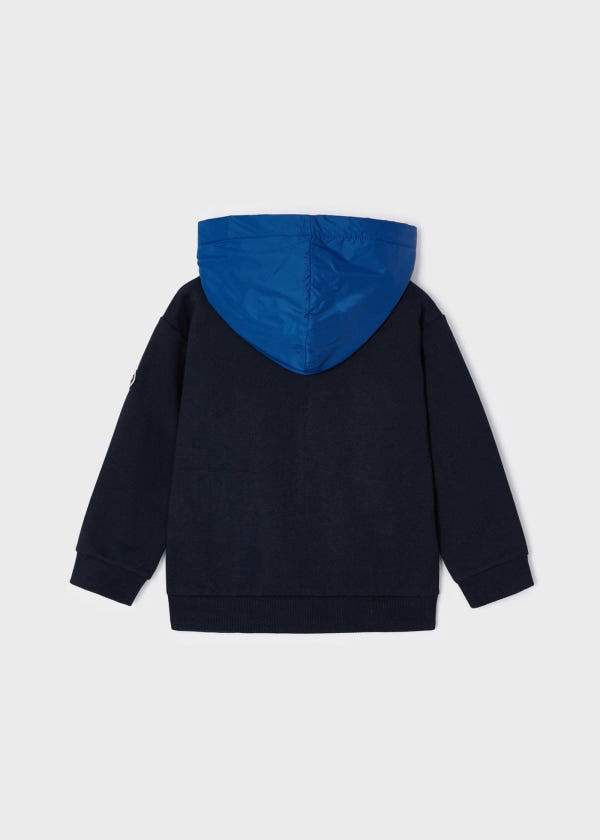 Sudadera cremallera combinada niño  Ref. 13-04446-069 Asfalto
