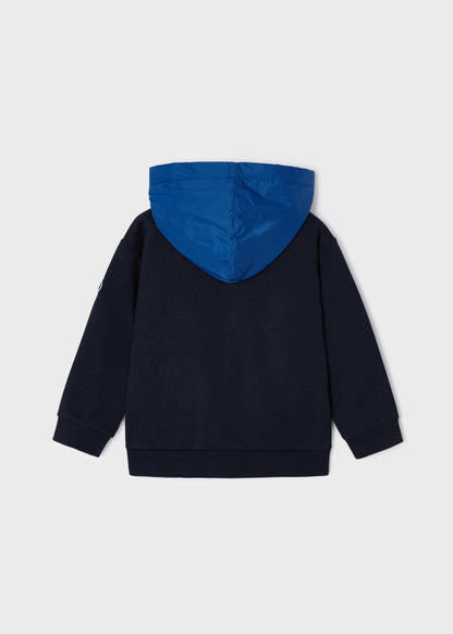 Sudadera cremallera combinada niño  Ref. 13-04446-069 Asfalto