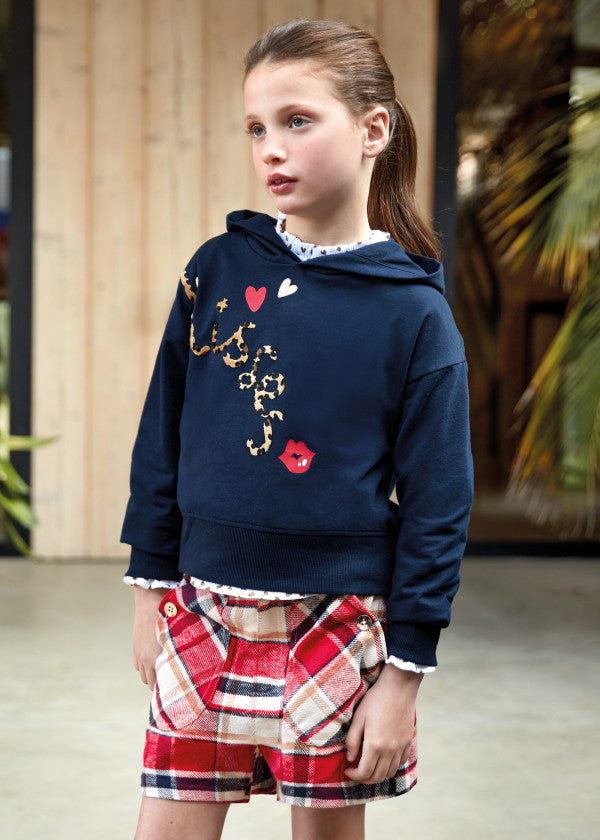 Pullover capucha MAYORAL Ref. 13/7403/88 Marino