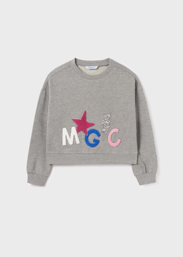 Pullover grafica MAYORAL Ref. 13/7405/93 Acero Vig