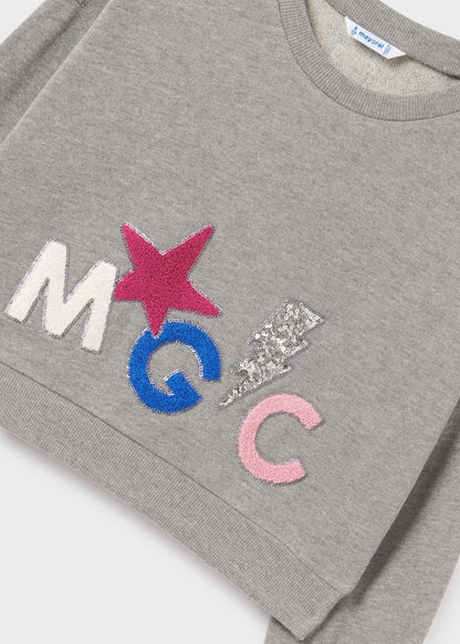 Pullover grafica MAYORAL Ref. 13/7405/93 Acero Vig