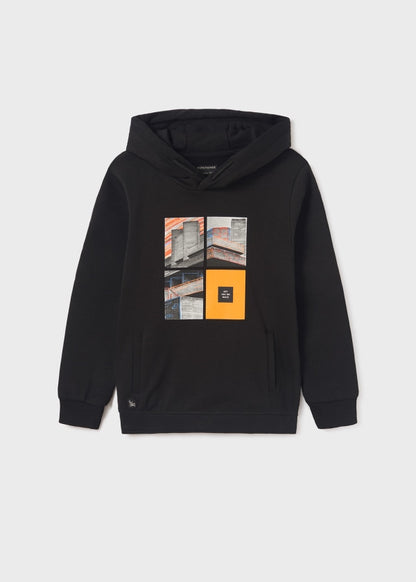 Sudadera flamé Better Cotton chico  Ref. 13-07423-082 Negro
