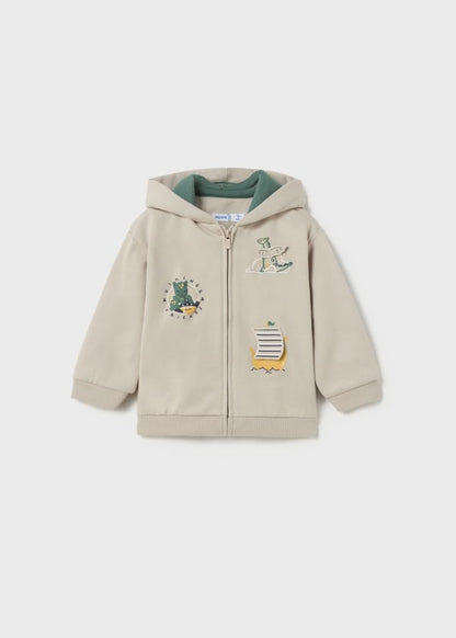 Sudadera interactiva capucha bebé  Ref. 13-02443-026 Piedra