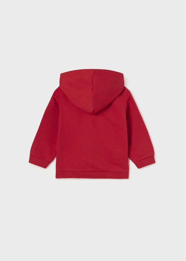 Sudadera interactiva capucha bebé  Ref. 13-02443-027 Rojo