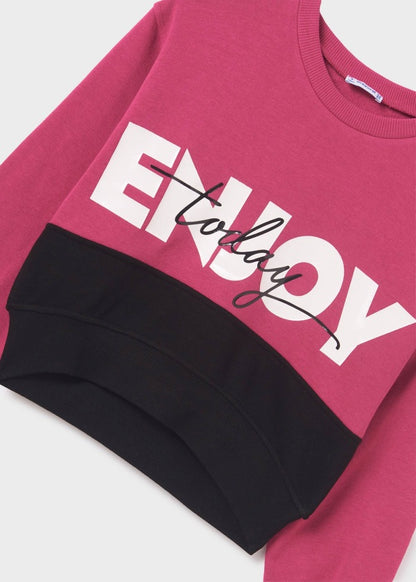 Pullover cortes MAYORAL Ref. 13/7406/72 Magenta