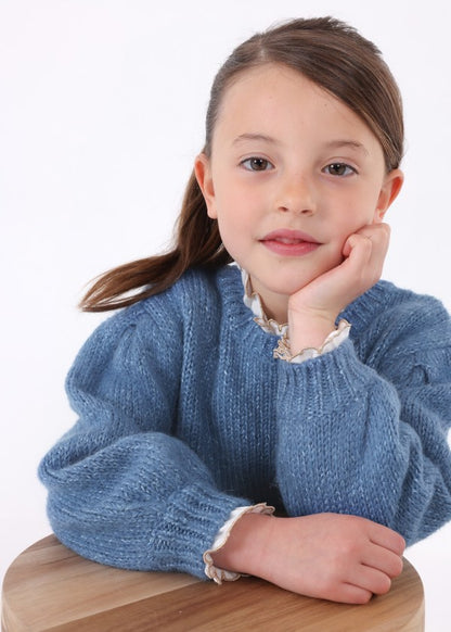 Suéter lentejuelas niña MAYORAL  Ref. 13-04302-073 Añil Vig