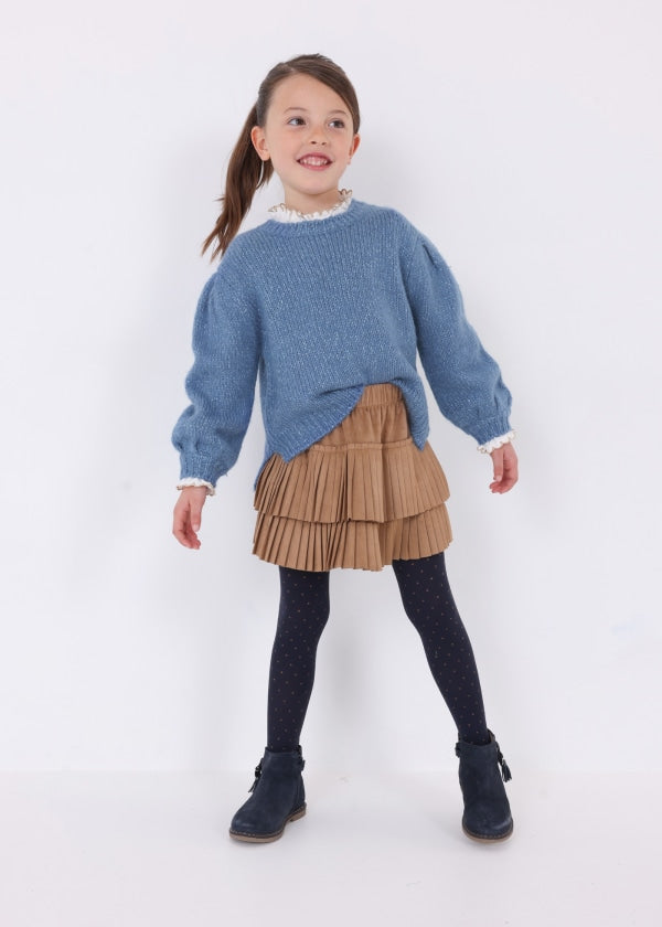 Suéter lentejuelas niña MAYORAL  Ref. 13-04302-073 Añil Vig