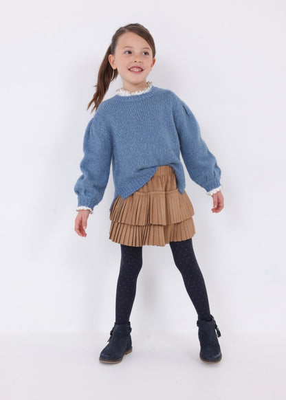 Suéter lentejuelas niña MAYORAL  Ref. 13-04302-073 Añil Vig