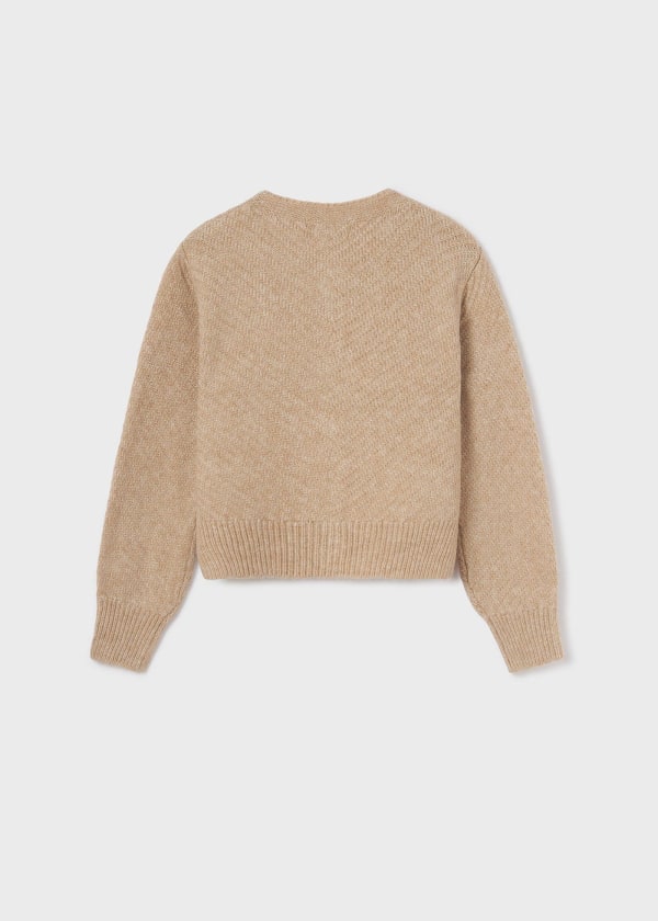 Rebeca tricot MAYORAL Ref. 13/7311/44 Vison vig