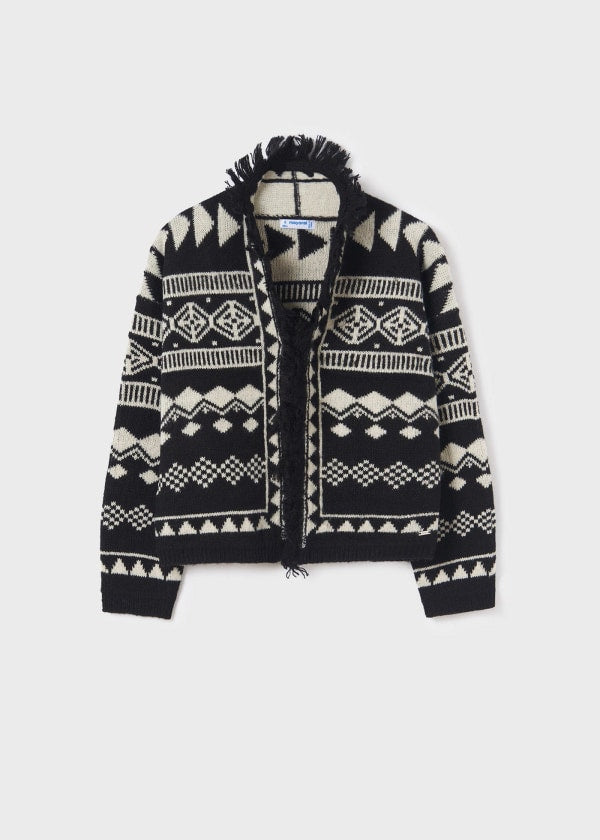 Rebecon tricot fantasia MAYORAL Ref. 13/7312/67 Negro