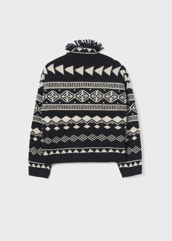 Rebecon tricot fantasia MAYORAL Ref. 13/7312/67 Negro