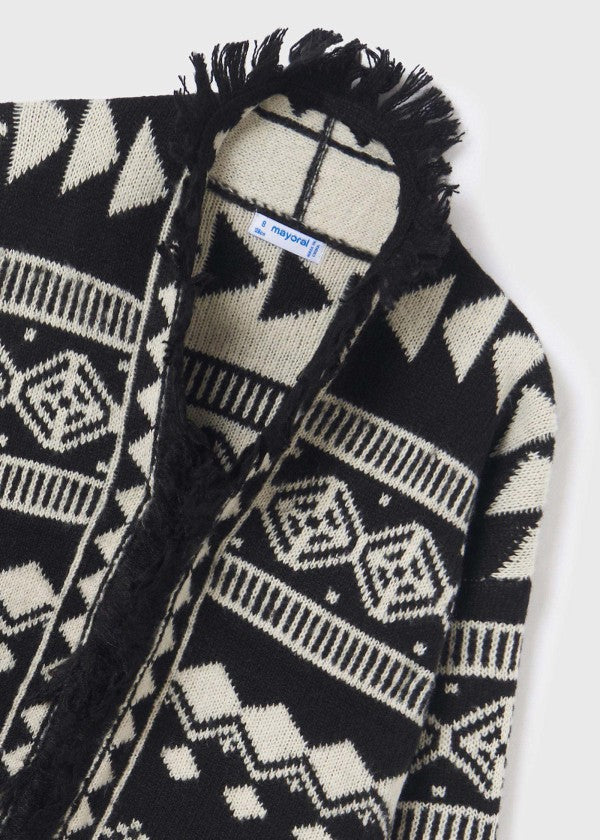 Rebecon tricot fantasia MAYORAL Ref. 13/7312/67 Negro