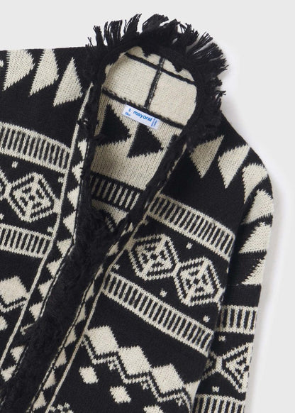 Rebecon tricot fantasia MAYORAL Ref. 13/7312/67 Negro