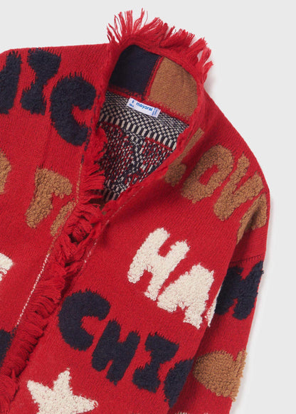 Rebecon tricot fantasia MAYORAL Ref. 13/7312/68 Rojo