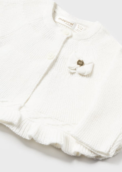 Rebeca larga tricot para bebé MAYORAL Ref. 13/2303/74 Crudo