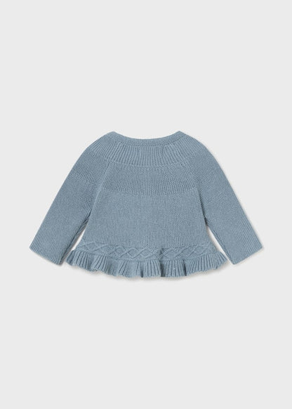 Rebeca larga tricot para bebé MAYORAL Ref. 13/2303/73 Nieve