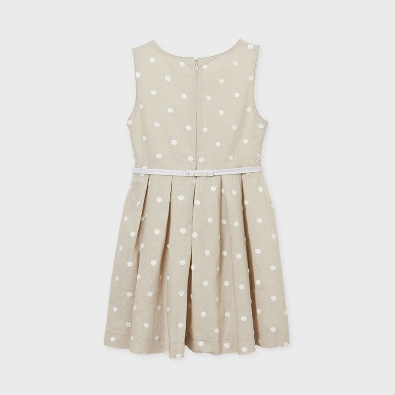 Vestido para chica MAYORAL con lunares Ref. 6921/3 Lino