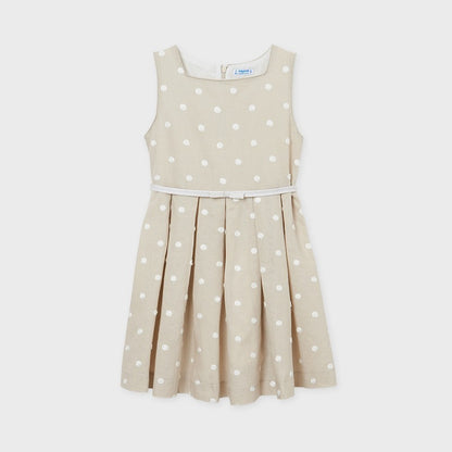 Vestido para chica MAYORAL con lunares Ref. 6921/3 Lino