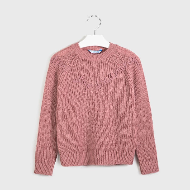 Jersey Tricot Letra SKU 7326 Color Rosado lur