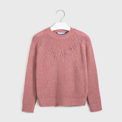 Jersey Tricot Letra SKU 7326 Color Rosado lur