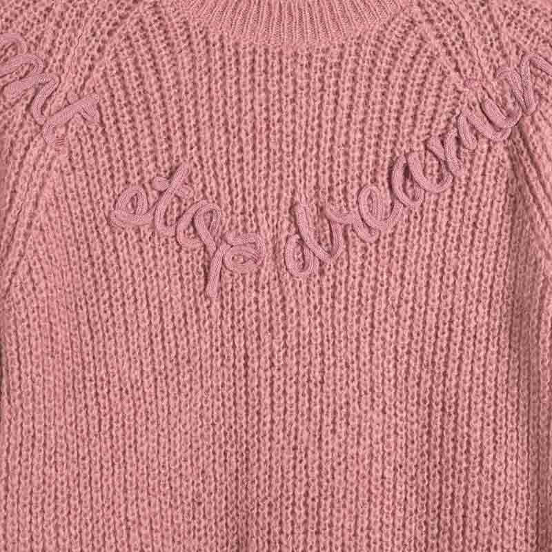 Jersey Tricot Letra SKU 7326 Color Rosado lur