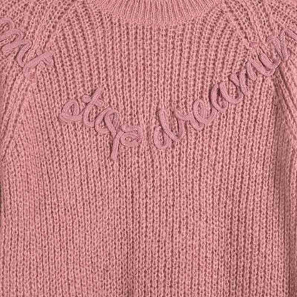 Jersey Tricot Letra SKU 7326 Color Rosado lur