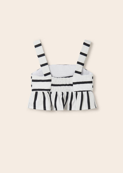 Top estampado con adorno de moño para chica MAYORAL Ref. 23/6065/66 Blanco