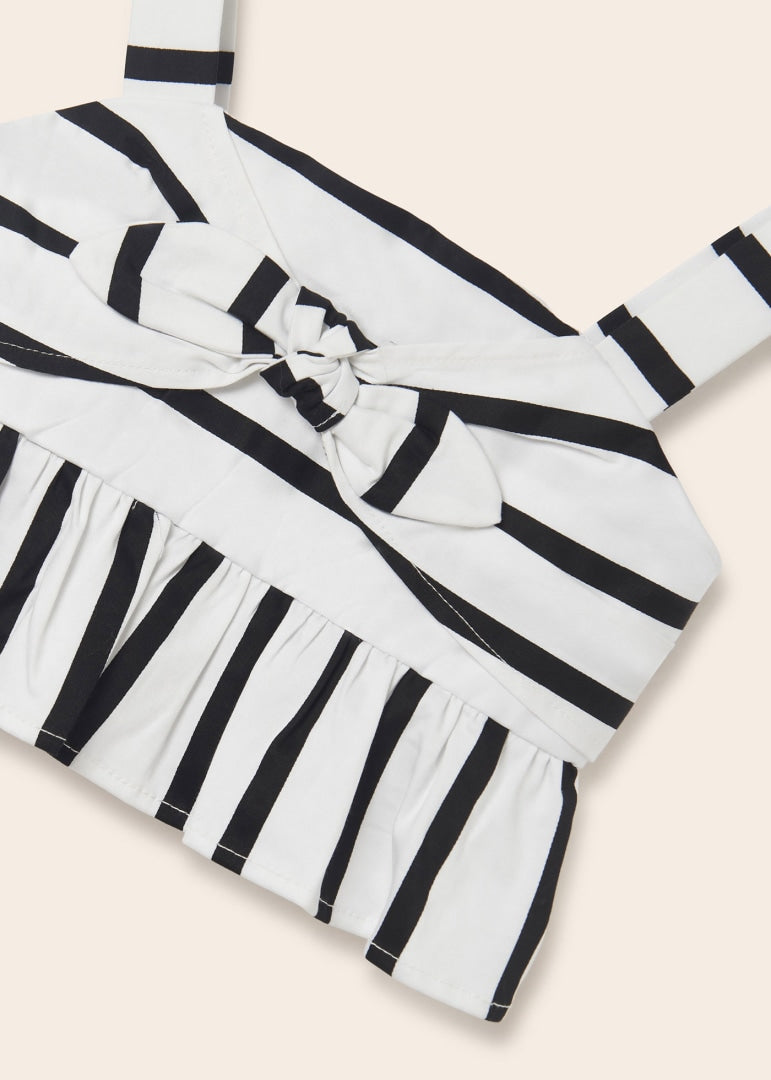 Top estampado con adorno de moño para chica MAYORAL Ref. 23/6065/66 Blanco