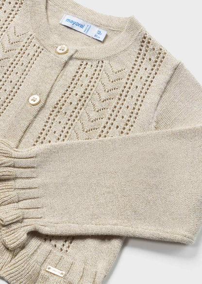 Torera de tricot con algodón sostenible para bebé Art. 23-01366-055 Raiz