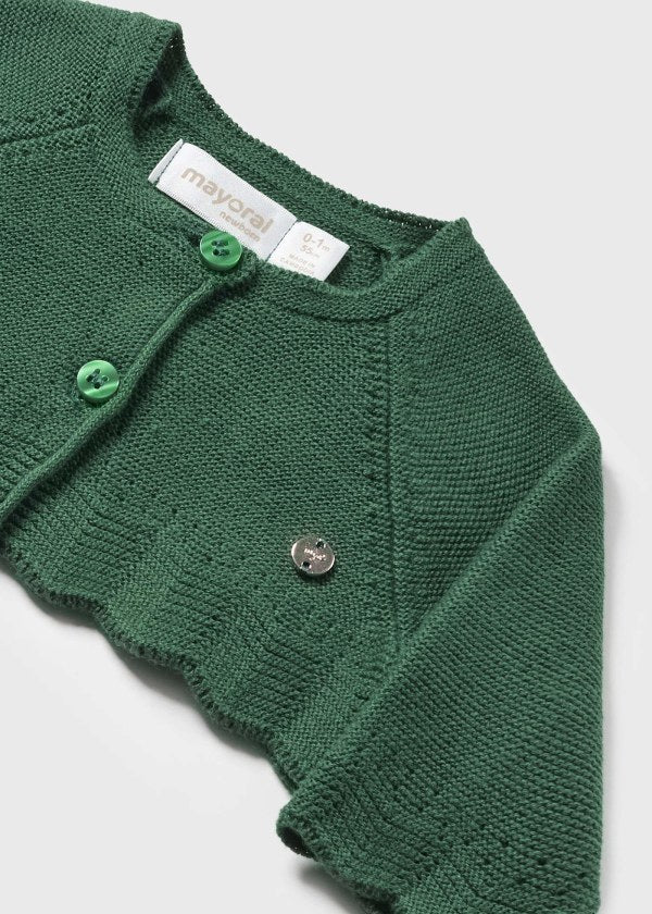 Torera tricot Better Cotton recién nacido Ref. 13-00307-054 Pino