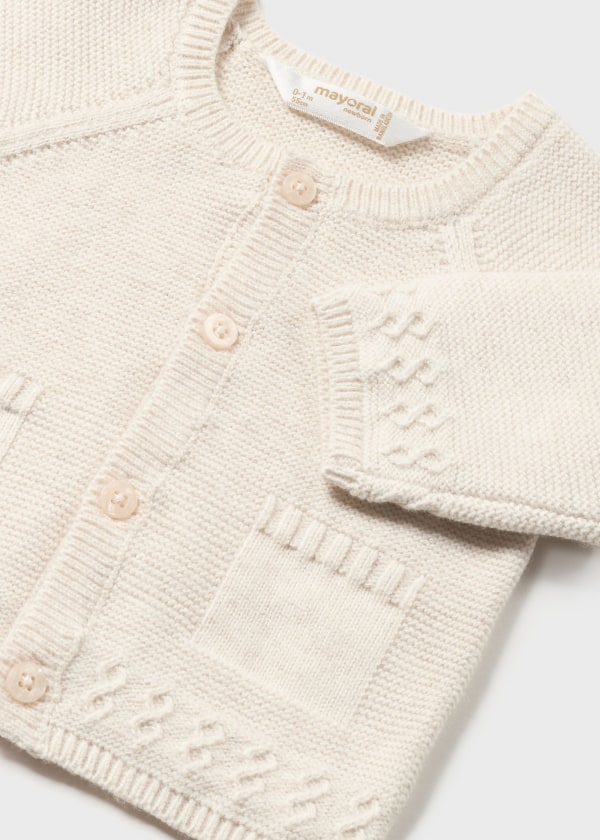 Cardigan para bebé MAYORAL Ref. 13/2301/16 Milk vig