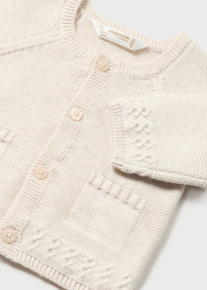 Cardigan para bebé MAYORAL Ref. 13/2301/16 Milk vig