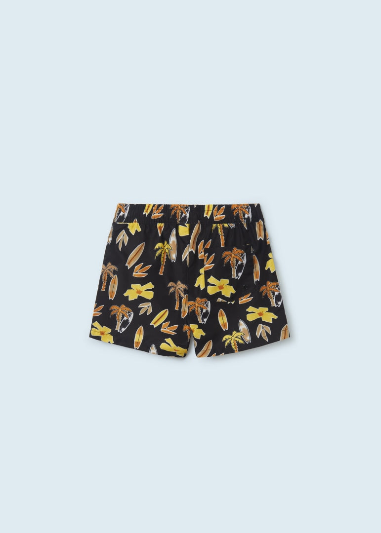 Traje de baño con estampado de poliéster reciclado para chico Art. 23-06663-087 Negro