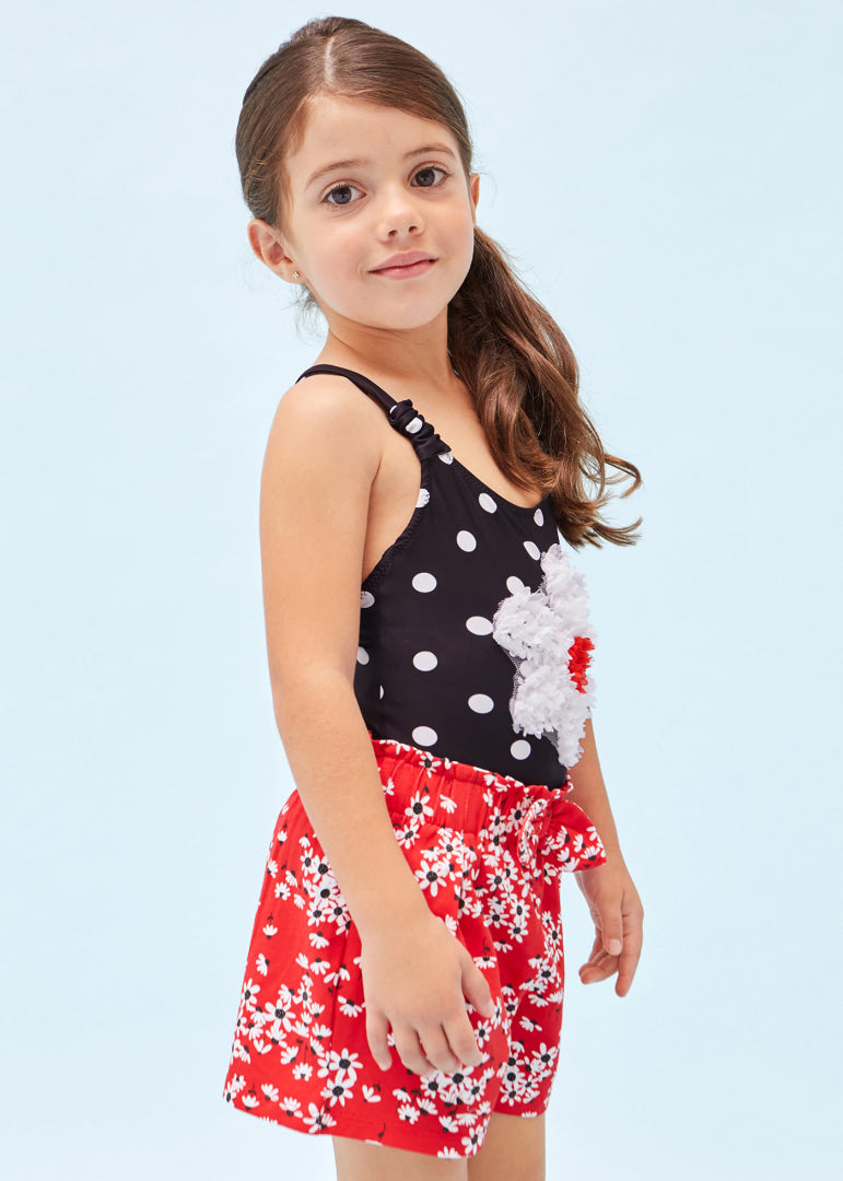 Traje de baño con motivo estampado para niña Art. 23-03792-016 Negro