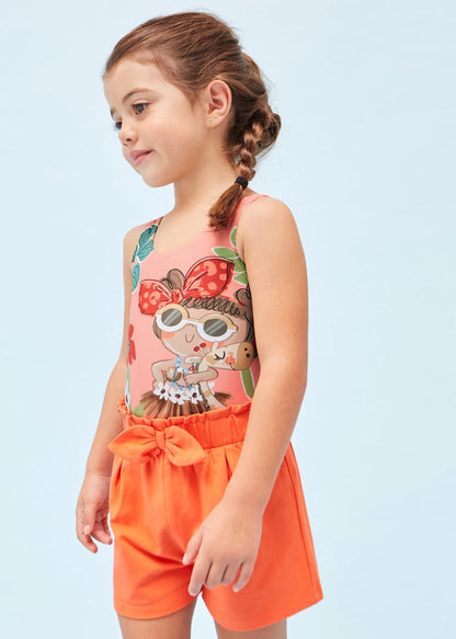 Traje de baño con motivo estampado para niña Art. 23-03793-021 Melocoton