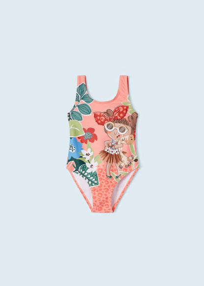Traje de baño con motivo estampado para niña Art. 23-03793-021 Melocoton