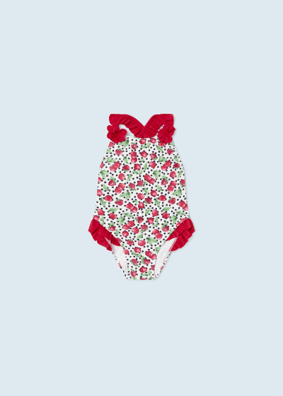 Traje de baño estampado para bebé  SKU 1785 Color 27 Rojo