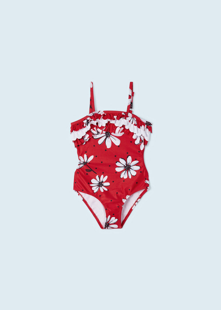 Traje de baño estampado para niña Art. 23-03791-011 Rojo