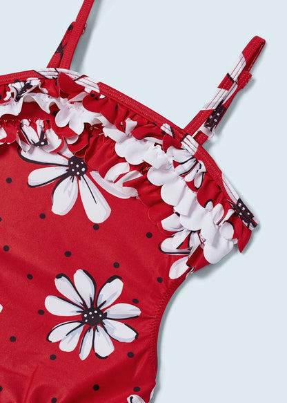 Traje de baño estampado para niña Art. 23-03791-011 Rojo