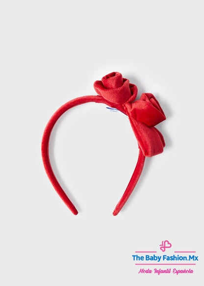 Diadema Terciopelo para bebé niña MAYORAL Ref. 10291/73 Rojo