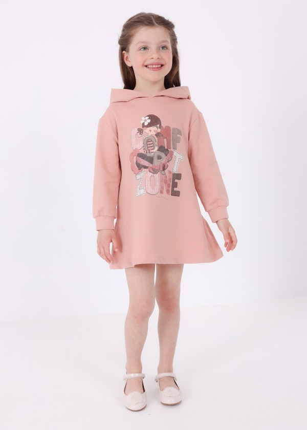 Vestido serigrafia MAYORAL Ref. 13/4929/10 Nude