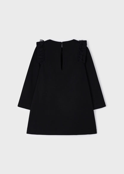 Vestido combinado punto roma MAYORAL Ref. 13/4921/46 Negro