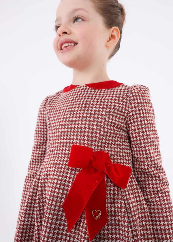 Vestido punto jacquard MAYORAL Ref. 13/4916/54 Rojo