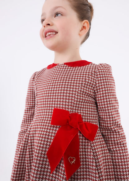 Vestido punto jacquard MAYORAL Ref. 13/4916/54 Rojo