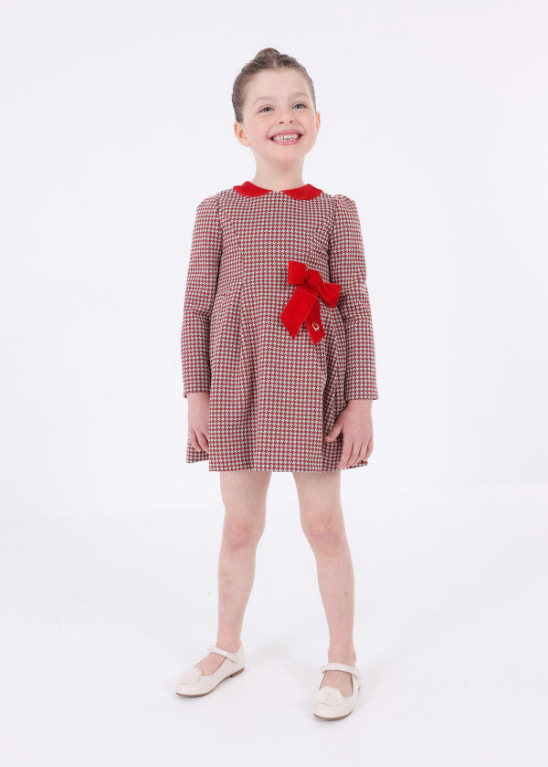 Vestido punto jacquard MAYORAL Ref. 13/4916/54 Rojo