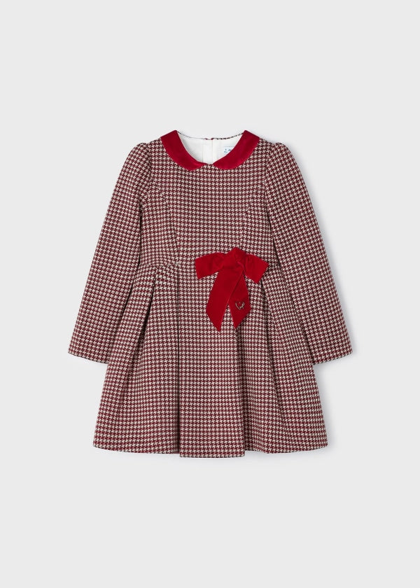 Vestido punto jacquard MAYORAL Ref. 13/4916/54 Rojo