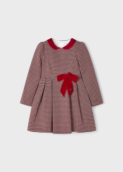 Vestido punto jacquard MAYORAL Ref. 13/4916/54 Rojo